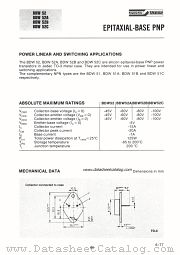 BDW52 datasheet pdf SGS-ATES