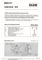 BDX10C datasheet pdf SGS-ATES