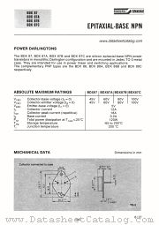 BDX87A datasheet pdf SGS-ATES