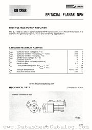 BU125S datasheet pdf SGS-ATES