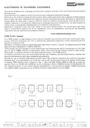 FDM TX/RX SYSTEM datasheet pdf SGS-ATES