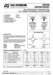 2N5591 datasheet pdf SGS Thomson Microelectronics
