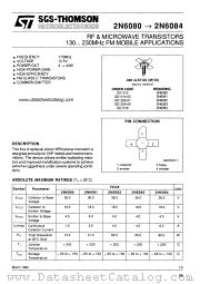 SD1229-08 datasheet pdf SGS Thomson Microelectronics