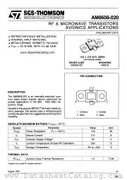 AM0608-020 datasheet pdf SGS Thomson Microelectronics