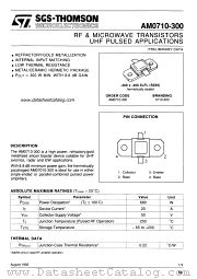 AM0710-300 datasheet pdf SGS Thomson Microelectronics
