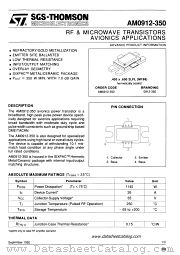 0912-350 datasheet pdf SGS Thomson Microelectronics