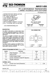 AM1011-055 datasheet pdf SGS Thomson Microelectronics