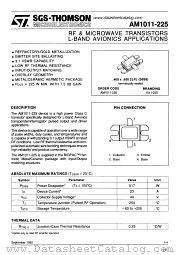1011-225 datasheet pdf SGS Thomson Microelectronics