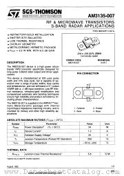 AM3135-007 datasheet pdf SGS Thomson Microelectronics