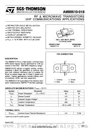 80610-18 datasheet pdf SGS Thomson Microelectronics