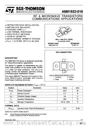 81922-18 datasheet pdf SGS Thomson Microelectronics