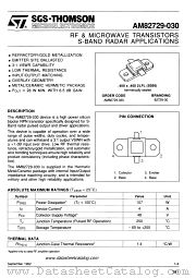 AM82729-030 datasheet pdf SGS Thomson Microelectronics