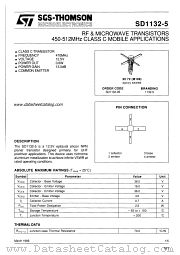 1132-5 datasheet pdf SGS Thomson Microelectronics