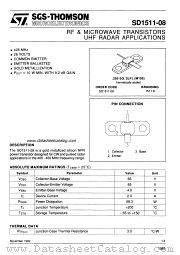 1511-8 datasheet pdf SGS Thomson Microelectronics