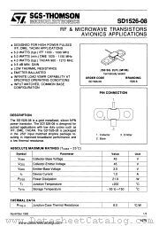 1526-8 datasheet pdf SGS Thomson Microelectronics