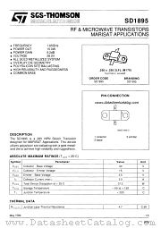 SD1895 datasheet pdf SGS Thomson Microelectronics