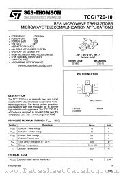 SD1860 datasheet pdf SGS Thomson Microelectronics