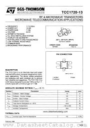 1720-13 datasheet pdf SGS Thomson Microelectronics