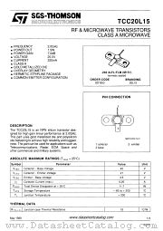 20L15 datasheet pdf SGS Thomson Microelectronics