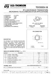 SD1862 datasheet pdf SGS Thomson Microelectronics