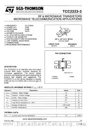 2223-3 datasheet pdf SGS Thomson Microelectronics