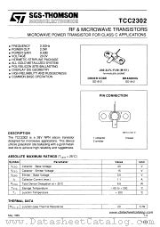SD1812 datasheet pdf SGS Thomson Microelectronics