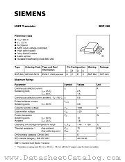 BSP280 datasheet pdf Siemens
