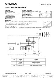 BSP75 datasheet pdf Siemens