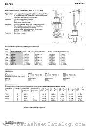 BStF2580S7 datasheet pdf Siemens