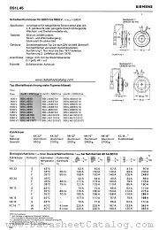 BStL45 datasheet pdf Siemens