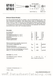 BZY83/C16V5 datasheet pdf Siemens