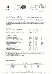 F75-54/32 datasheet pdf Siemens