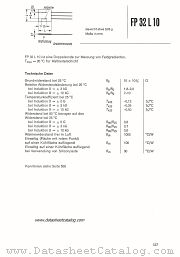 FP32L10 datasheet pdf Siemens