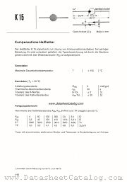 K15 datasheet pdf Siemens