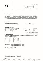 K18 datasheet pdf Siemens