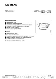 LPT770-H datasheet pdf Siemens