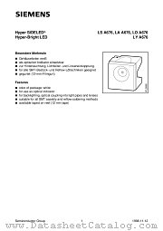 LAA676-S datasheet pdf Siemens
