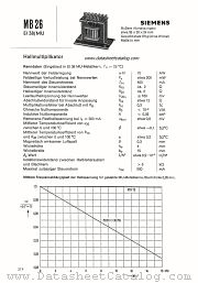 EI38/MU datasheet pdf Siemens