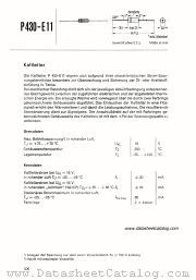 P430-E11 datasheet pdf Siemens