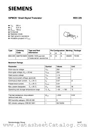 Q62702-S600 datasheet pdf Siemens