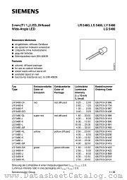 LY5480-HL datasheet pdf Siemens