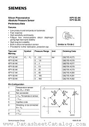 KPY67AK datasheet pdf Siemens