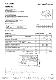 BSP450 datasheet pdf Siemens