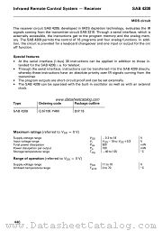 SAB4209 datasheet pdf Siemens