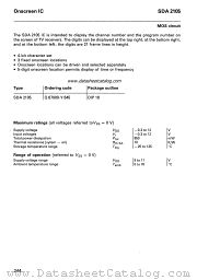 SDA2105 datasheet pdf Siemens