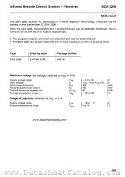 SDA3205 datasheet pdf Siemens