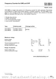 SDA5680B datasheet pdf Siemens