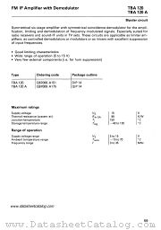 TBA120A datasheet pdf Siemens