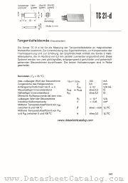 TC21-d datasheet pdf Siemens