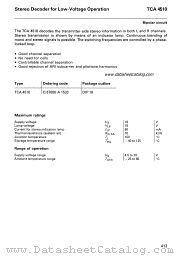 TCA4510 datasheet pdf Siemens